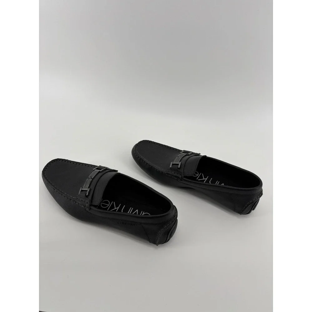 Calvin Klein Shoes Mens Size 10.5 Leather Slip On Loafers Dress Magnus‎ Buckle